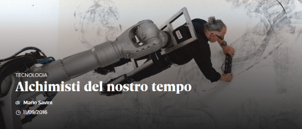 Mario Savini Alchimisti del nostro tempo
